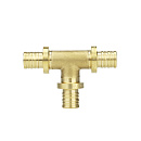 Купить Тройник латунный Varmega Slide-fit, равносторонний 16